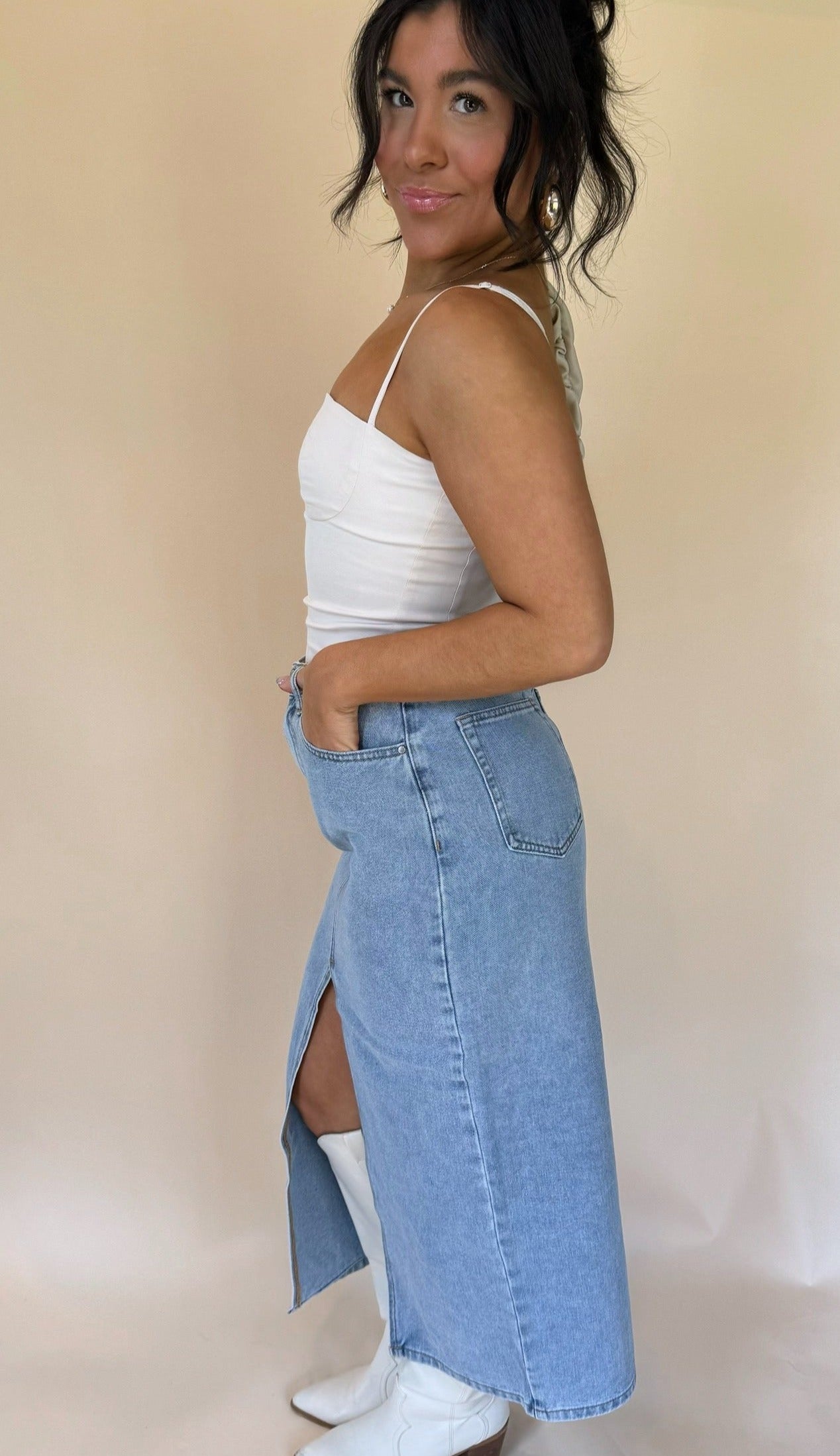 Gigi Denim Skirt