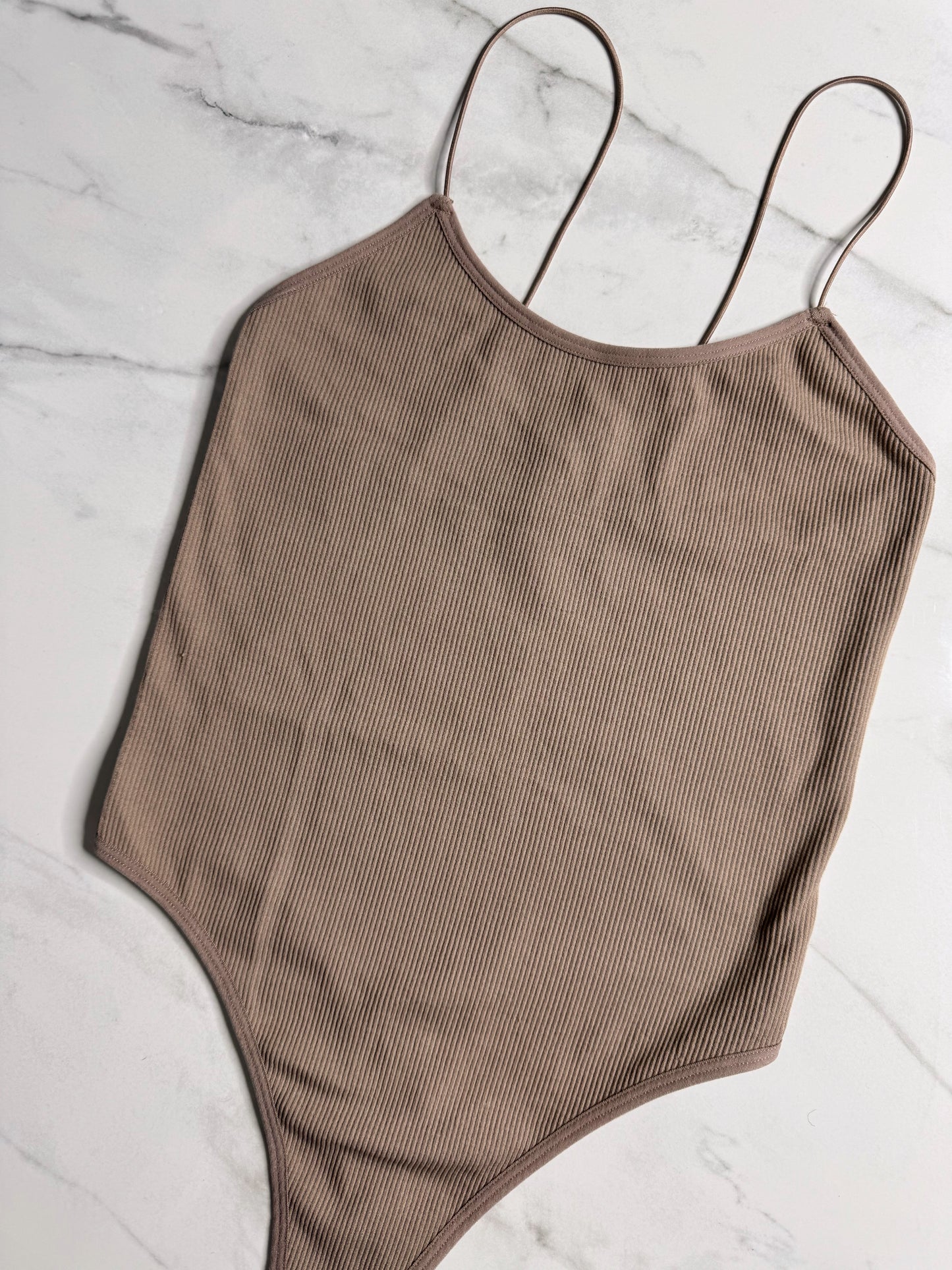 Low Back Spaghetti Strap Bodysuit