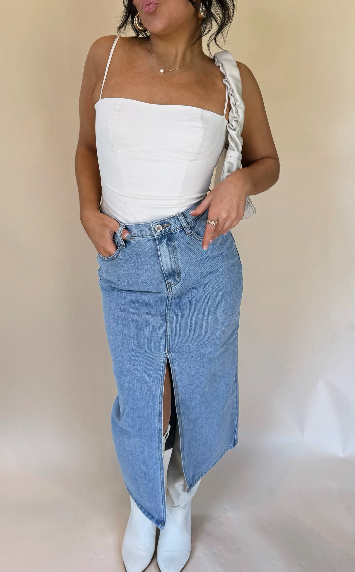 Gigi Denim Skirt