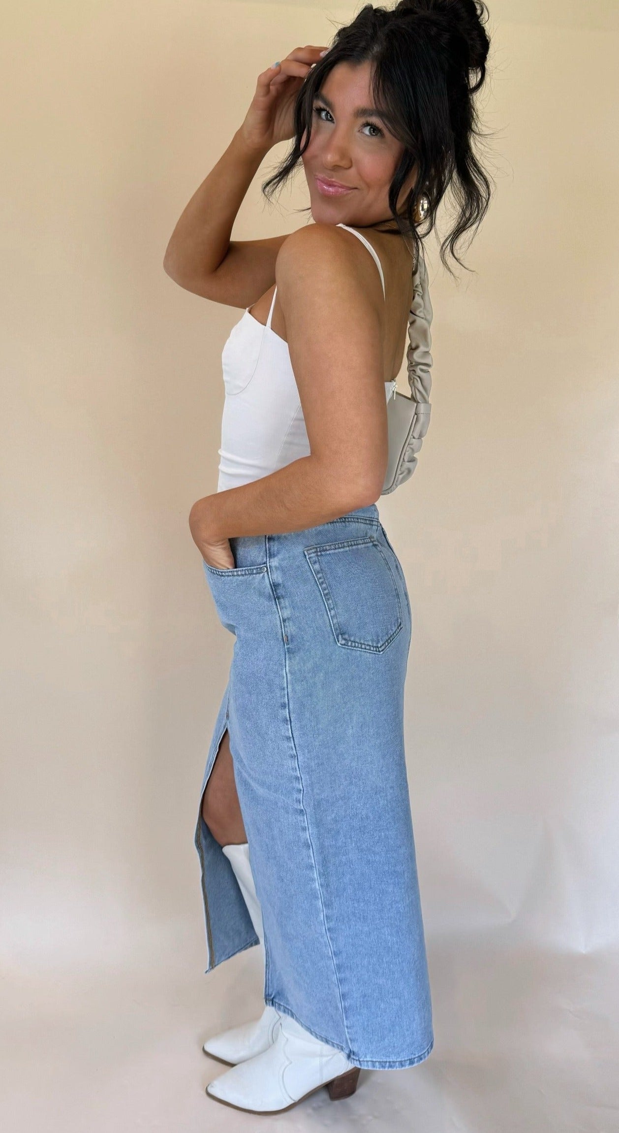 Gigi Denim Skirt